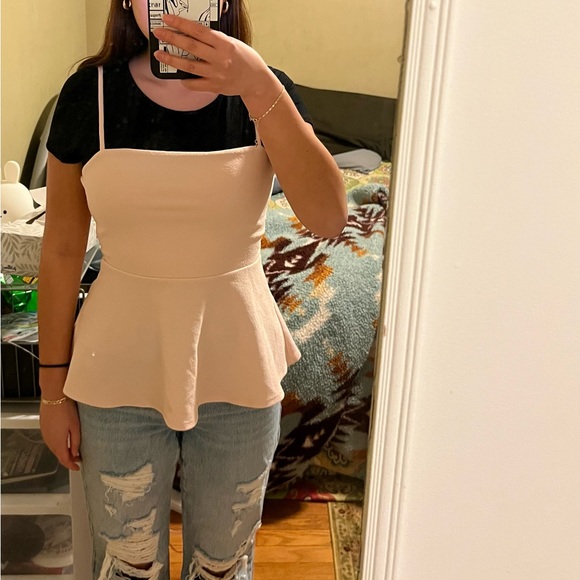 Design Lab x-small peplum top - Picture 3 of 4